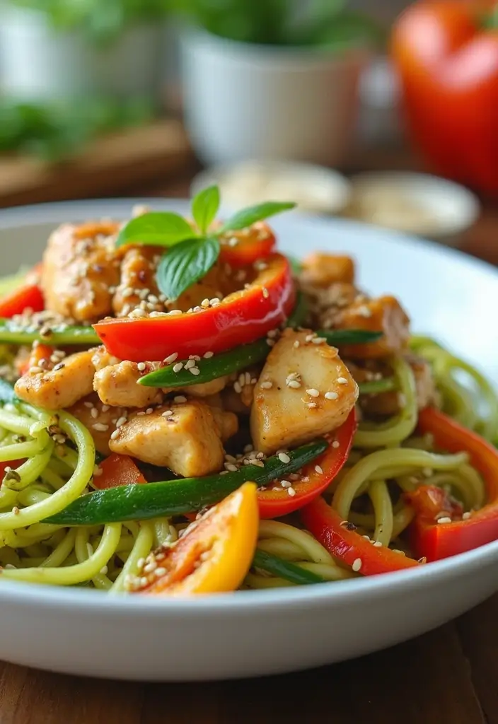 25 AIP Chicken Recipes for Autoimmune Paleo Healing 110 25 AIP Chicken Recipes for Autoimmune Paleo Healing - 20. AIP Chicken Stir-Fry with Zucchini Noodles