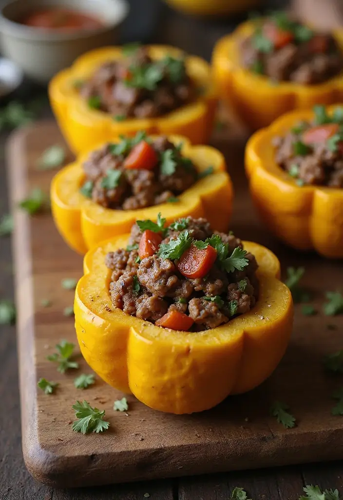 25 AIP Ground Beef Recipes for the Autoimmune Paleo Diet 115 25 AIP Ground Beef Recipes for the Autoimmune Paleo Diet - 21. AIP Beef Stuffed Acorn Squash