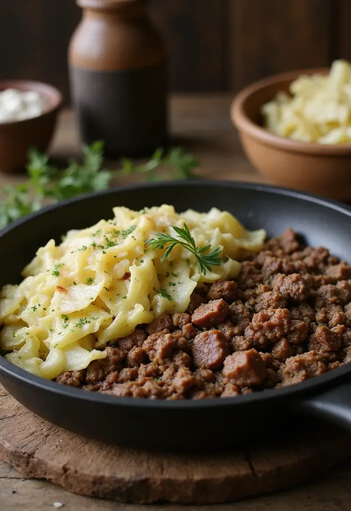 25 AIP Ground Beef Recipes for the Autoimmune Paleo Diet 127 25 AIP Ground Beef Recipes for the Autoimmune Paleo Diet - 23. AIP Beef & Cabbage Skillet