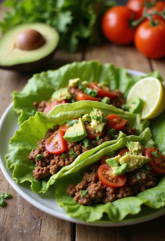 25 AIP Ground Beef Recipes for the Autoimmune Paleo Diet 13 25 AIP Ground Beef Recipes for the Autoimmune Paleo Diet - 3. AIP Beef Taco Lettuce Wraps