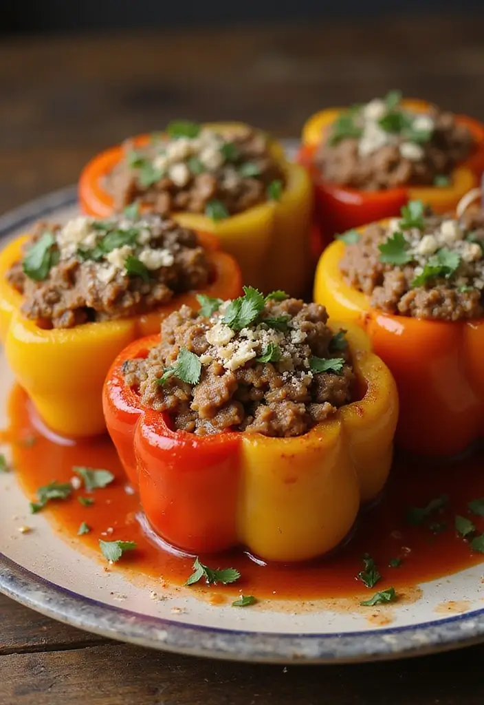 25 AIP Ground Beef Recipes for the Autoimmune Paleo Diet 21 25 AIP Ground Beef Recipes for the Autoimmune Paleo Diet - 5. AIP Beef-Stuffed Bell Peppers