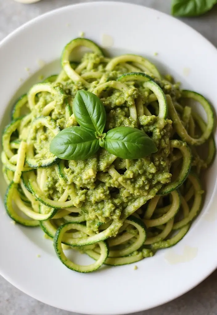 25 AIP Zucchini Recipes for the Autoimmune Paleo Diet 1 25 AIP Zucchini Recipes for the Autoimmune Paleo Diet - 1. Zucchini Noodles with Avocado Pesto