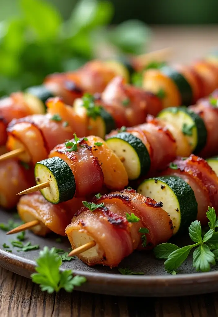 25 AIP Zucchini Recipes for the Autoimmune Paleo Diet 88 25 AIP Zucchini Recipes for the Autoimmune Paleo Diet - 16. Zucchini and Bacon Skewers