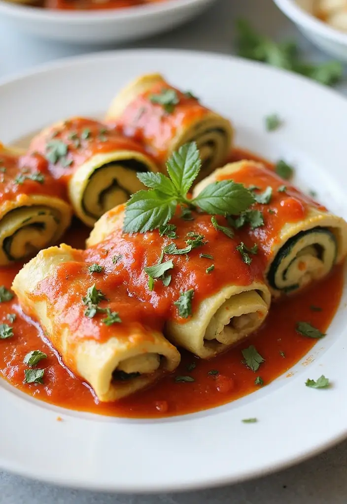 25 AIP Zucchini Recipes for the Autoimmune Paleo Diet 19 25 AIP Zucchini Recipes for the Autoimmune Paleo Diet - 5. Zucchini Lasagna Rolls