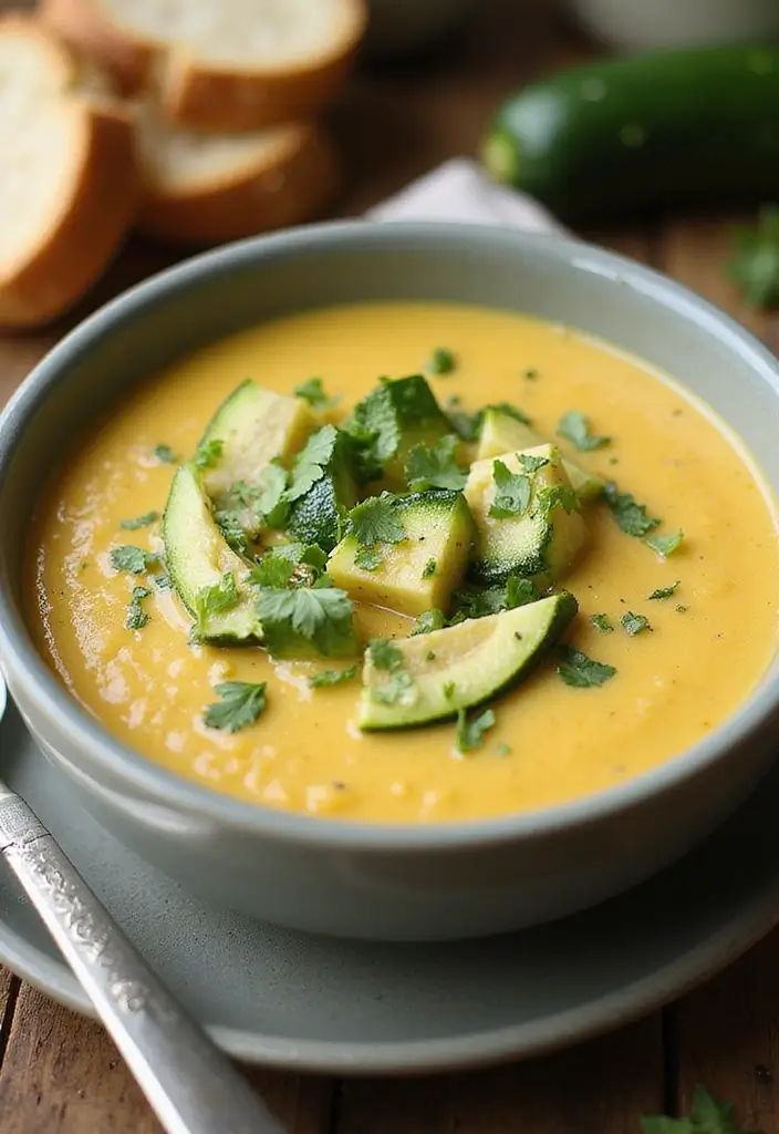 25 AIP Zucchini Recipes for the Autoimmune Paleo Diet 26 25 AIP Zucchini Recipes for the Autoimmune Paleo Diet - 6. Creamy Zucchini Soup