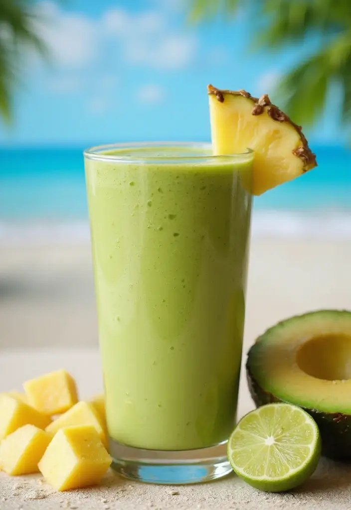 25 Autoimmune Paleo Breakfast Recipes to Start the Day Strong 124 25 Autoimmune Paleo Breakfast Recipes to Start the Day Strong - 22. Tropical Avocado Smoothie