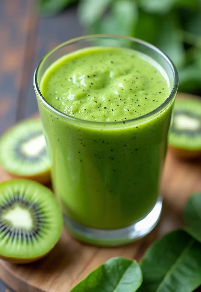 25 Autoimmune Paleo Breakfast Recipes to Start the Day Strong 131 25 Autoimmune Paleo Breakfast Recipes to Start the Day Strong - 23. Kiwi Spinach Smoothie