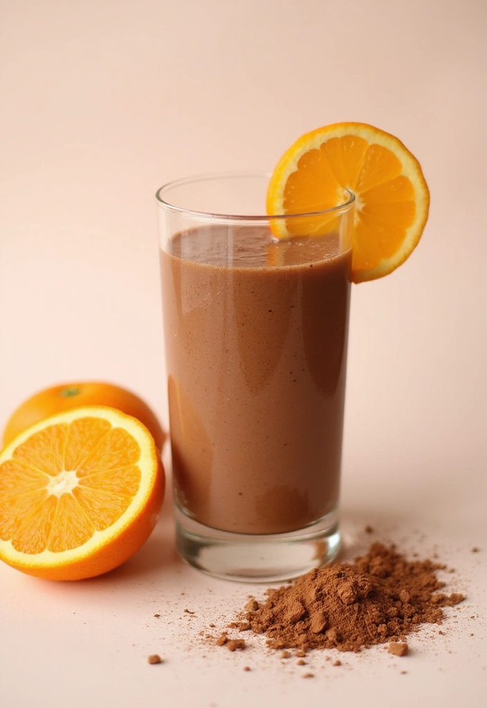 25 Autoimmune Paleo Breakfast Recipes to Start the Day Strong 36 25 Autoimmune Paleo Breakfast Recipes to Start the Day Strong - 8. Choco-Orange Breakfast Smoothie