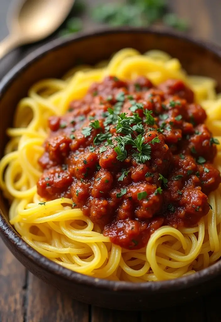 25 Low Calorie Paleo Recipes That Still Taste Amazing 51 25 Low Calorie Paleo Recipes That Still Taste Amazing - 11. Spaghetti Squash with Meat Sauce