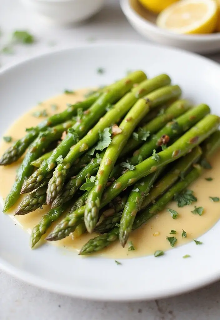 25 Low Calorie Paleo Recipes That Still Taste Amazing 66 25 Low Calorie Paleo Recipes That Still Taste Amazing - 14. Garlic Lemon Asparagus