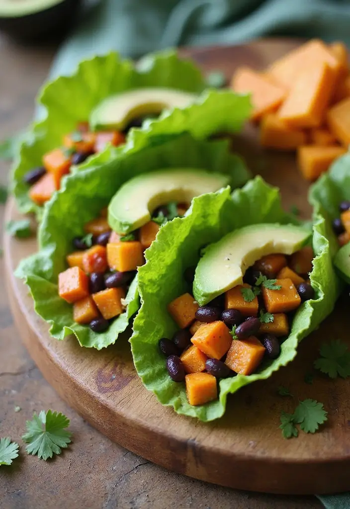 25 Low Calorie Paleo Recipes That Still Taste Amazing 9 25 Low Calorie Paleo Recipes That Still Taste Amazing - 3. Sweet Potato and Black Bean Tacos