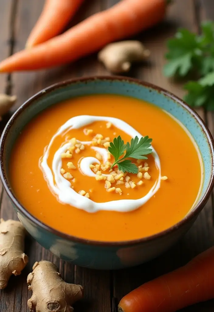 25 Low Carb Paleo Soup Recipes That Are Cozy and Filling 61 25 Low Carb Paleo Soup Recipes That Are Cozy and Filling - 13. Carrot Ginger Soup
