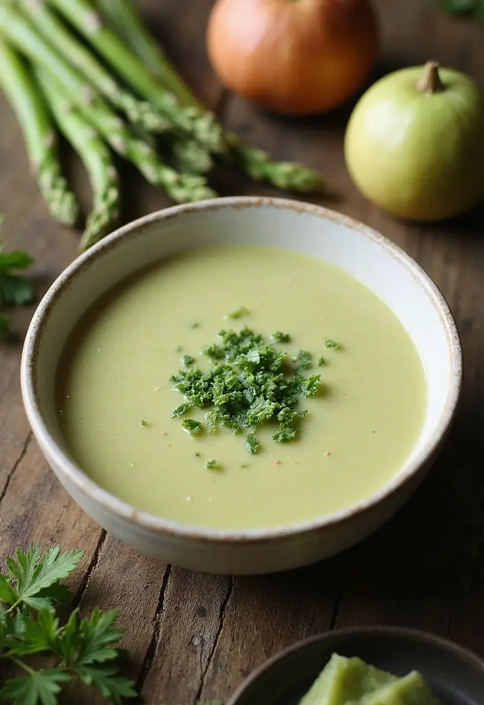25 Low Carb Paleo Soup Recipes That Are Cozy and Filling 132 25 Low Carb Paleo Soup Recipes That Are Cozy and Filling - 25. Asparagus Soup