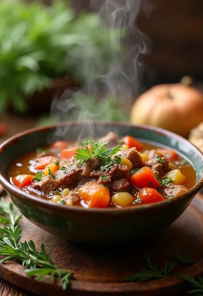 25 Low Carb Paleo Soup Recipes That Are Cozy and Filling 11 25 Low Carb Paleo Soup Recipes That Are Cozy and Filling - 3. Hearty Beef and Vegetable Soup