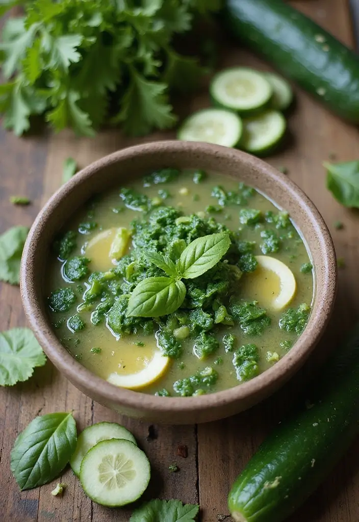 25 Low Carb Paleo Soup Recipes That Are Cozy and Filling 26 25 Low Carb Paleo Soup Recipes That Are Cozy and Filling - 6. Detox Broth with Greens