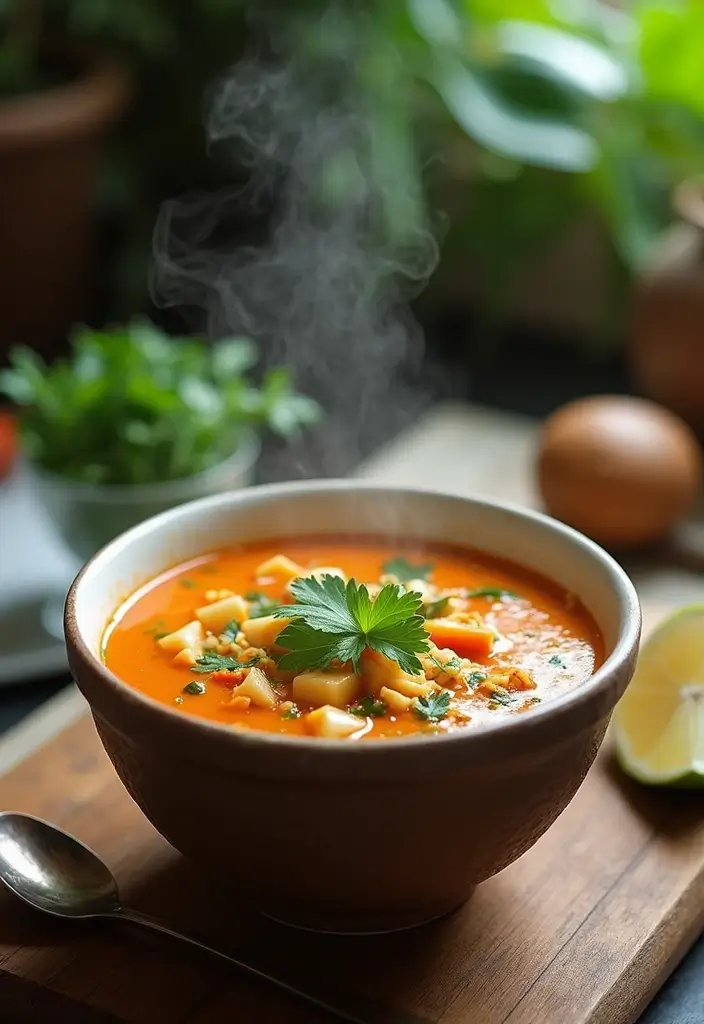 25 Low Carb Paleo Soup Recipes That Are Cozy and Filling 36 25 Low Carb Paleo Soup Recipes That Are Cozy and Filling - 8. Thai Coconut Curry Soup