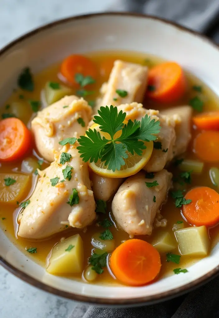 25 One Pot Paleo Recipes for Simple Weeknight Meals 1 25 One Pot Paleo Recipes for Simple Weeknight Meals - 1. Lemon Garlic Chicken Stew