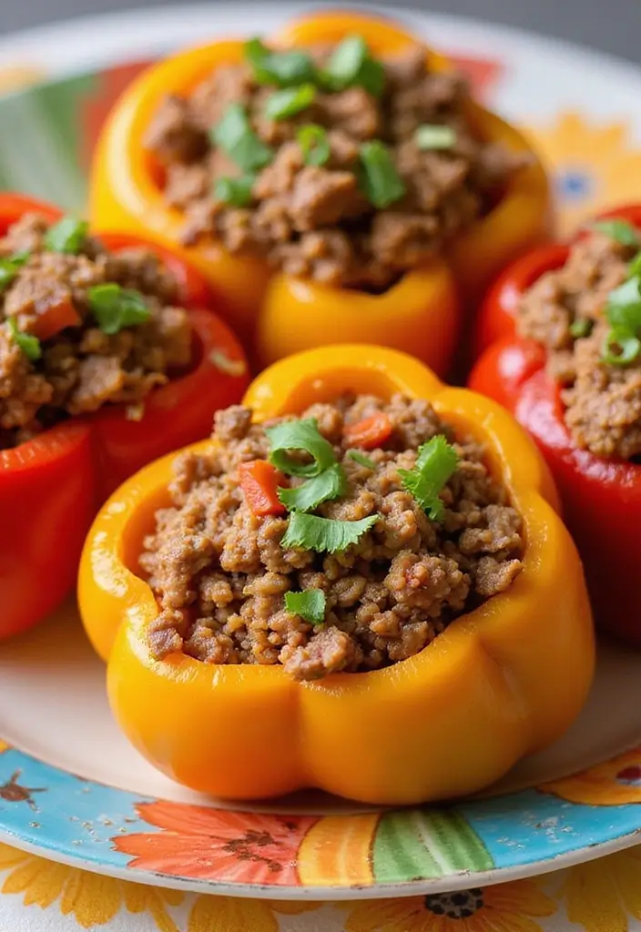 25 One Pot Paleo Recipes for Simple Weeknight Meals 71 25 One Pot Paleo Recipes for Simple Weeknight Meals - 13. Stuffed Bell Peppers