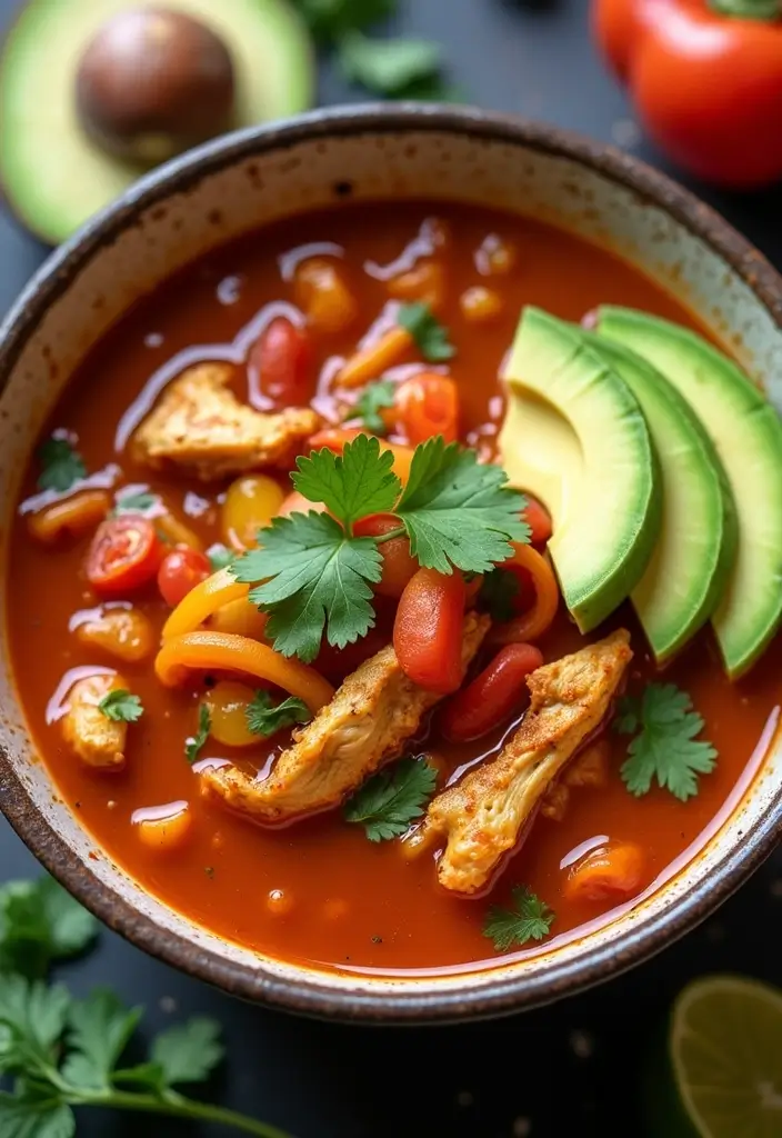 25 One Pot Paleo Recipes for Simple Weeknight Meals 76 25 One Pot Paleo Recipes for Simple Weeknight Meals - 14. Chicken Fajita Soup