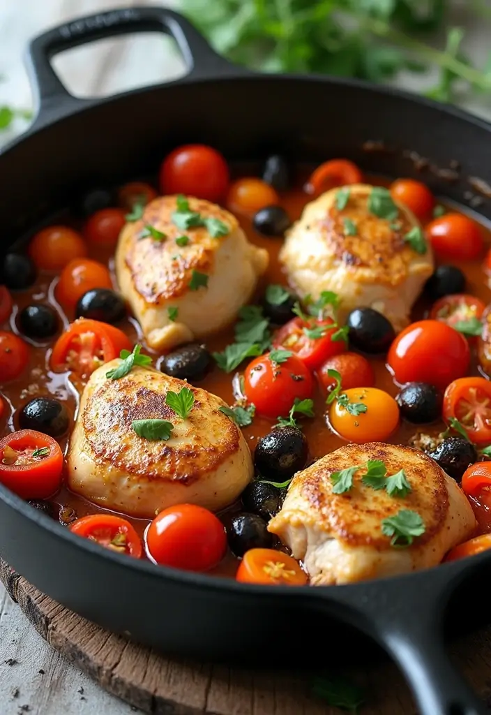 25 One Pot Paleo Recipes for Simple Weeknight Meals 34 25 One Pot Paleo Recipes for Simple Weeknight Meals - 6. Greek Chicken Skillet