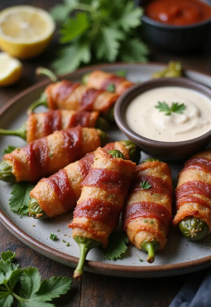 25 Paleo Air Fryer Recipes That Are Crispy and Clean 60 25 Paleo Air Fryer Recipes That Are Crispy and Clean - 12. Air Fryer Bacon-Wrapped Jalapeño Poppers