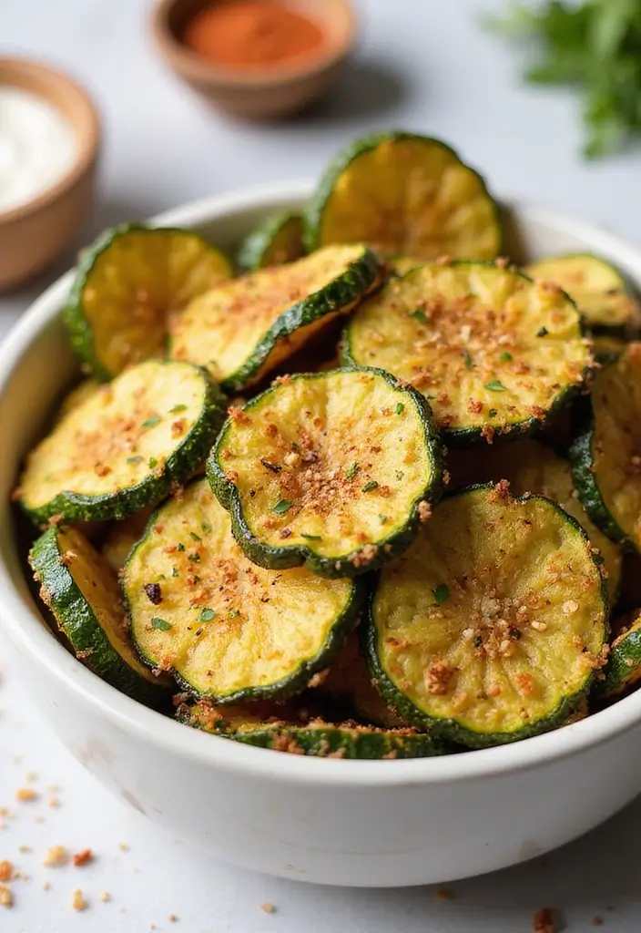 25 Paleo Air Fryer Recipes That Are Crispy and Clean 26 25 Paleo Air Fryer Recipes That Are Crispy and Clean - 6. Air Fryer Zucchini Chips
