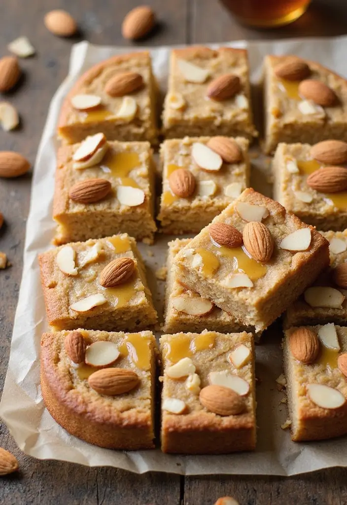 25 Paleo Almond Flour Recipes for Healthy Baking 97 25 Paleo Almond Flour Recipes for Healthy Baking - 17. Almond Flour Honey Almond Bars