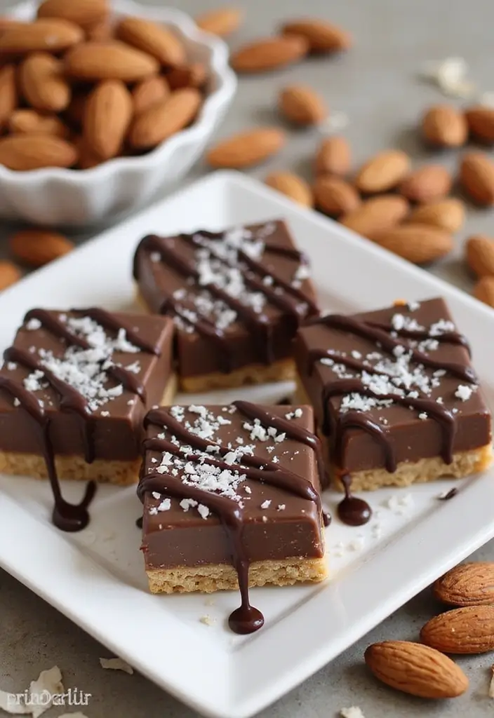 25 Paleo Almond Flour Recipes for Healthy Baking 27 25 Paleo Almond Flour Recipes for Healthy Baking - 5. Almond Joy Bars