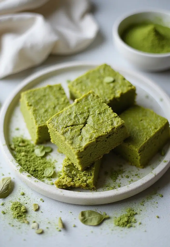 25 Paleo Almond Flour Recipes for Healthy Baking 39 25 Paleo Almond Flour Recipes for Healthy Baking - 7. Matcha Almond Flour Bars