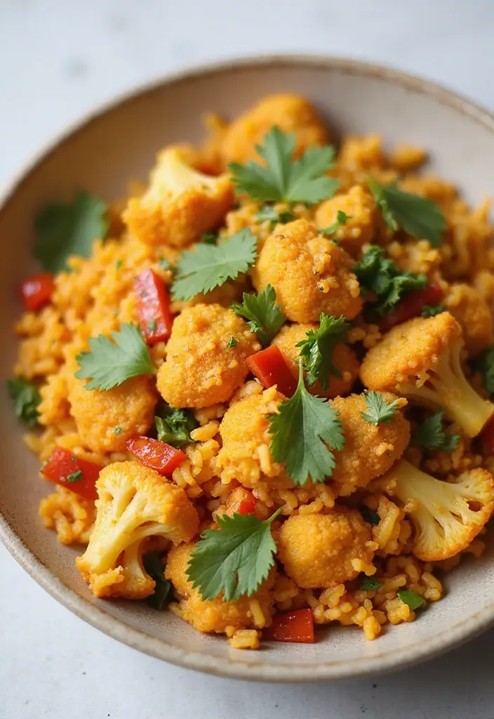 25 Paleo Cauliflower Rice Recipes for Low Carb Eating - 1. Spicy Cauliflower Rice Stir-Fry