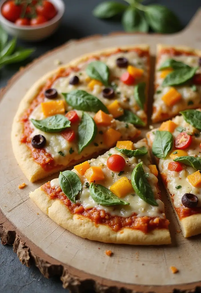 25 Paleo Cauliflower Rice Recipes for Low Carb Eating - 12. Cauliflower Rice Pizza Crust