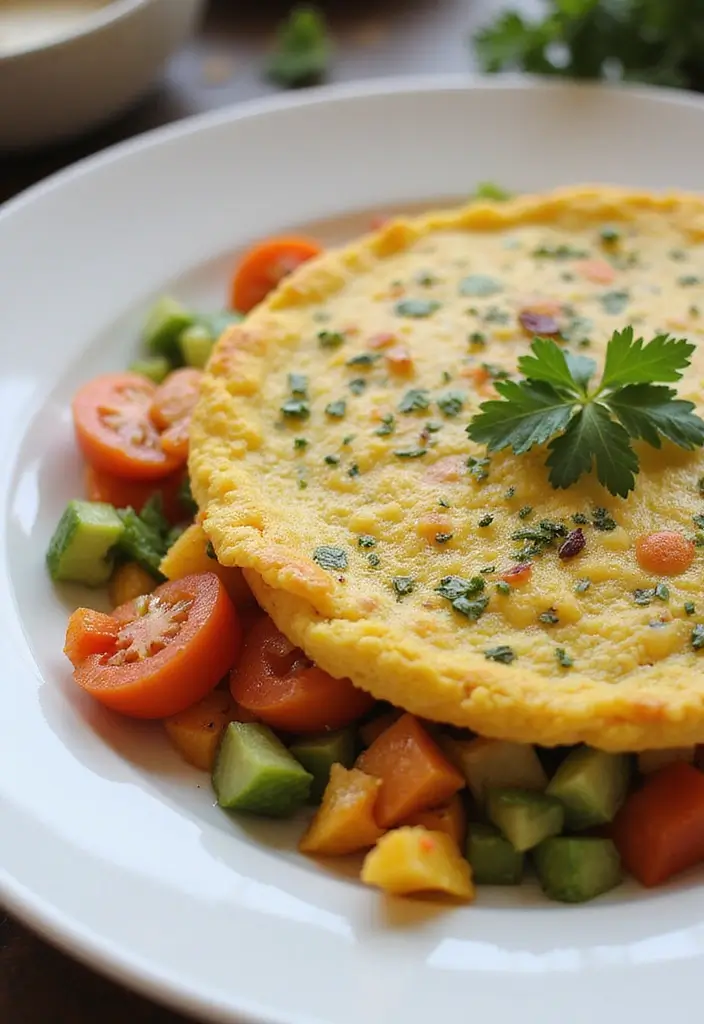 25 Paleo Cauliflower Rice Recipes for Low Carb Eating - 13. Cauliflower Rice Omelette