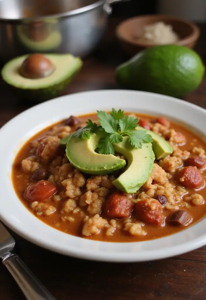 25 Paleo Cauliflower Rice Recipes for Low Carb Eating - 8. Cauliflower Rice Chili