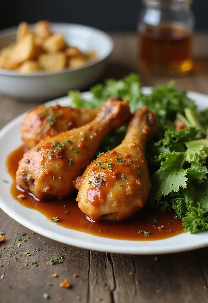 25 Paleo Chicken Leg Recipes That Are Perfect for Meal Prep 67 25 Paleo Chicken Leg Recipes That Are Perfect for Meal Prep - 13. Honey Garlic Chicken Legs