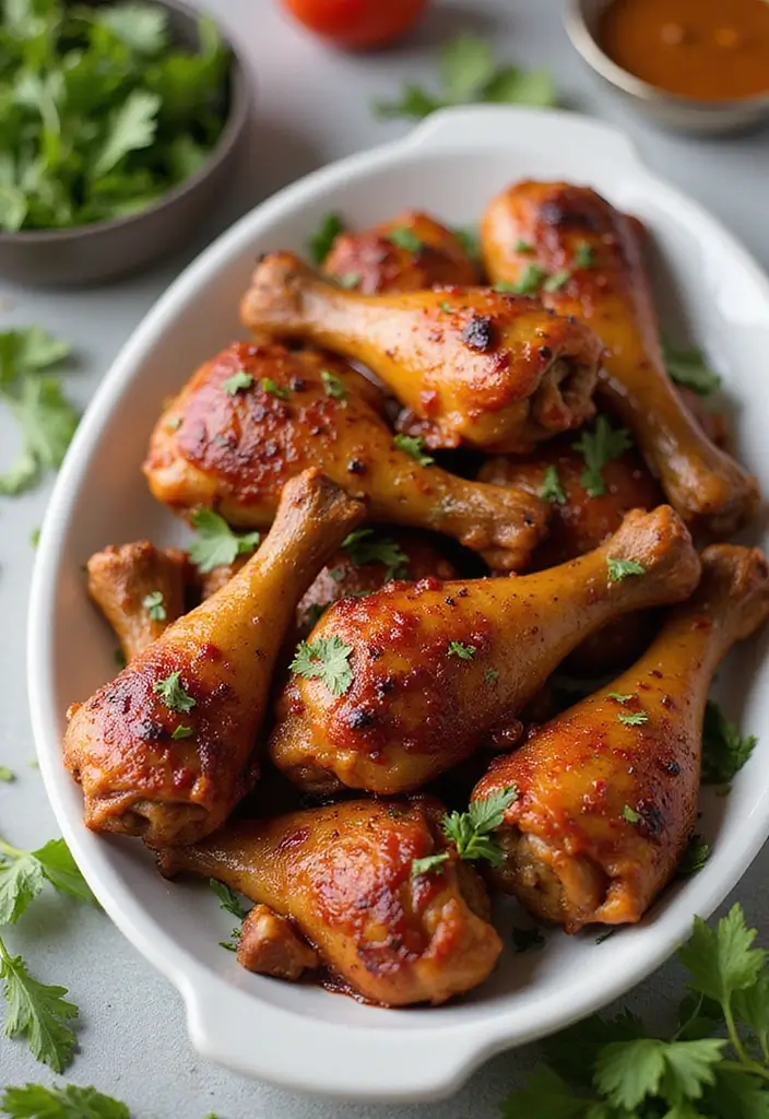25 Paleo Chicken Leg Recipes That Are Perfect for Meal Prep 119 25 Paleo Chicken Leg Recipes That Are Perfect for Meal Prep - 23. BBQ Ranch Chicken Legs