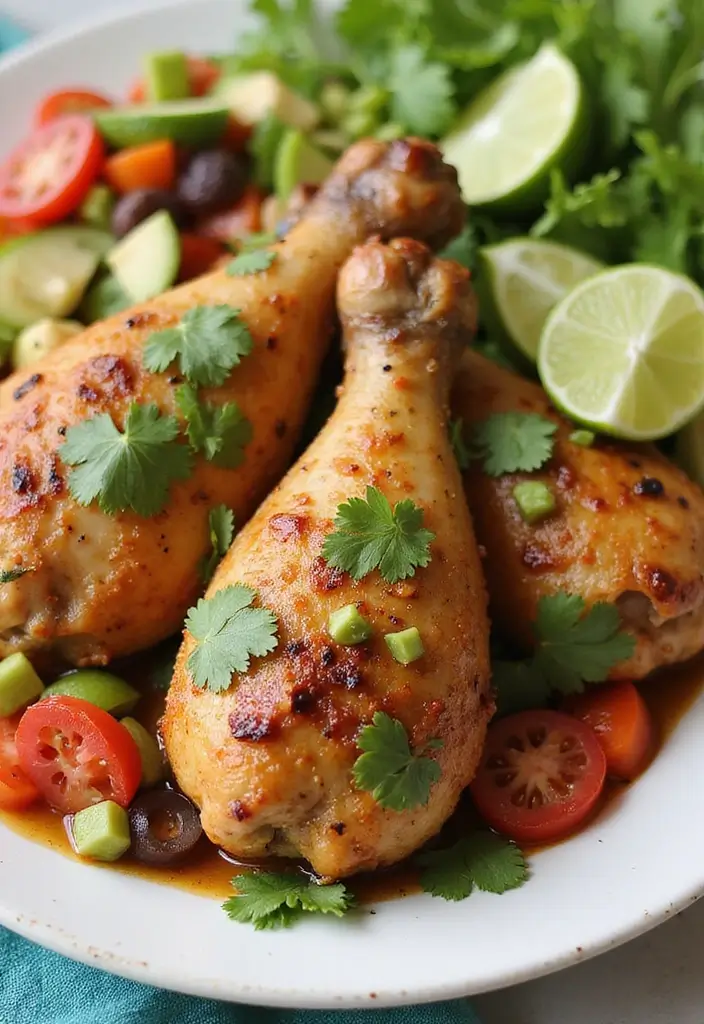 25 Paleo Chicken Leg Recipes That Are Perfect for Meal Prep 126 25 Paleo Chicken Leg Recipes That Are Perfect for Meal Prep - 24. Cilantro Lime Chicken Legs