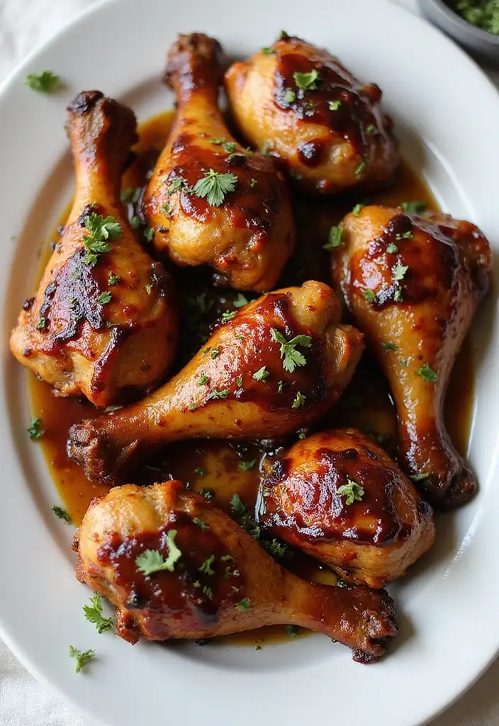 25 Paleo Chicken Leg Recipes That Are Perfect for Meal Prep 16 25 Paleo Chicken Leg Recipes That Are Perfect for Meal Prep - 4. Sweet and Sticky Balsamic Chicken Legs
