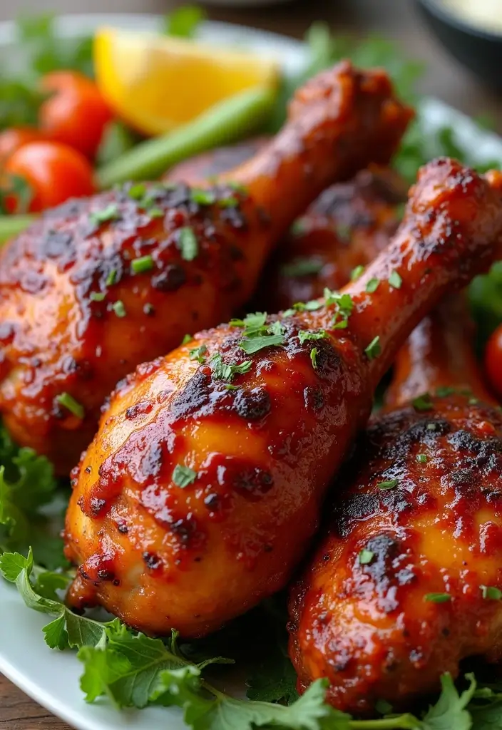 25 Paleo Chicken Leg Recipes That Are Perfect for Meal Prep 37 25 Paleo Chicken Leg Recipes That Are Perfect for Meal Prep - 7. BBQ Glazed Chicken Legs