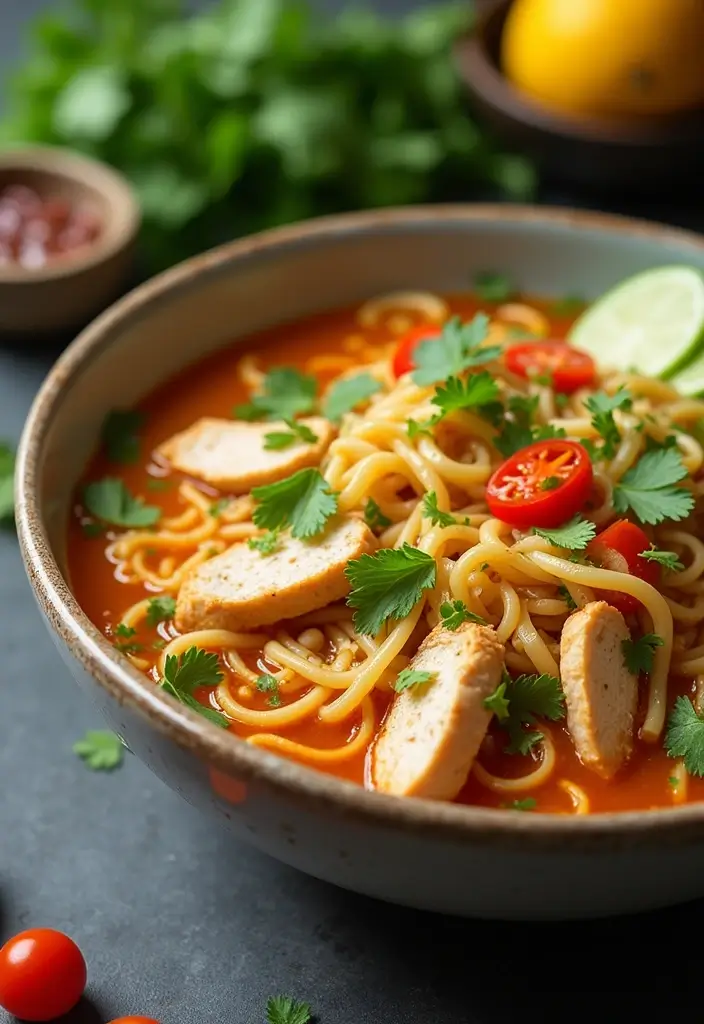 25 Paleo Chicken Soup Recipes That Warm the Soul - 15. Chicken Veggie Noodle Soup
