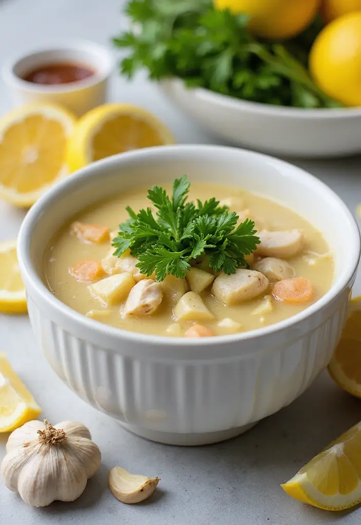 25 Paleo Chicken Soup Recipes That Warm the Soul - 3. Lemon Garlic Chicken Soup