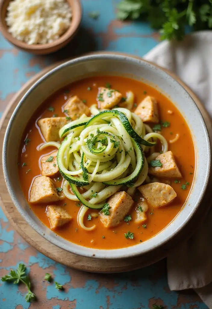 25 Paleo Chicken Soup Recipes That Warm the Soul - 4. Chicken Zoodle Soup