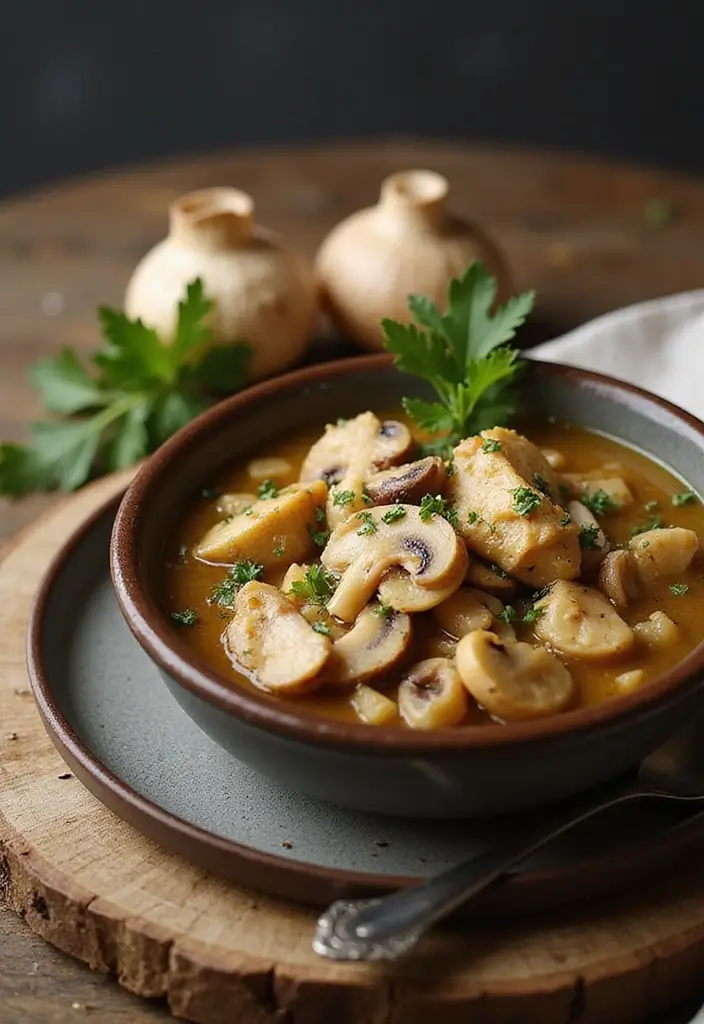 25 Paleo Chicken Soup Recipes That Warm the Soul - 6. Chicken and Mushroom Soup