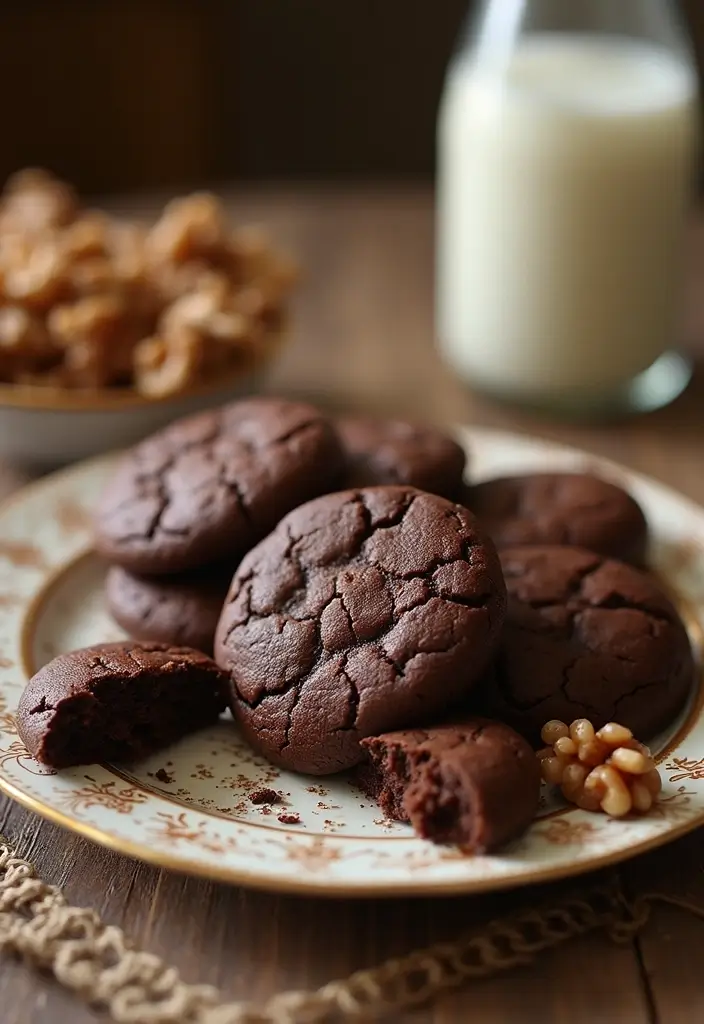 25 Paleo Chocolate Dessert Recipes That Feel Like Indulgence - 24. Chocolate Walnut Cookies
