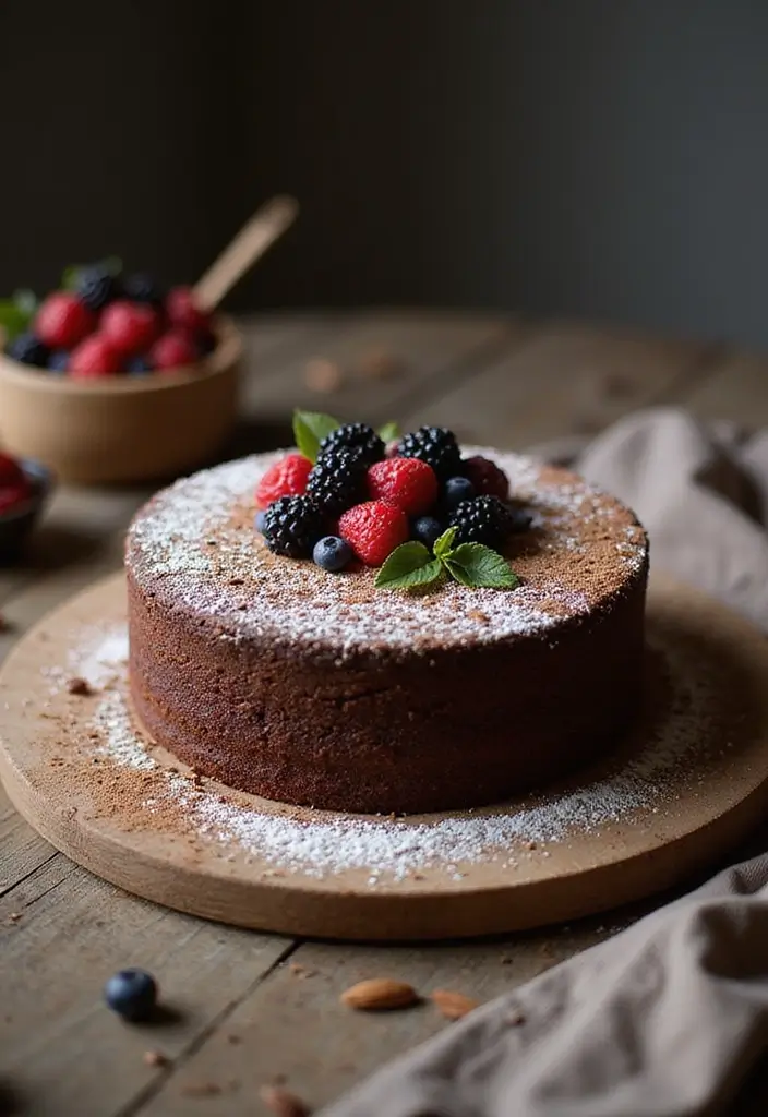 25 Paleo Chocolate Dessert Recipes That Feel Like Indulgence - 25. Chocolate Almond Flour Cake