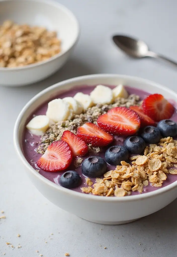 25 Paleo Coconut Milk Recipes for Creamy Comfort Food - 24. Coconut Milk Berry Smoothie Bowl
