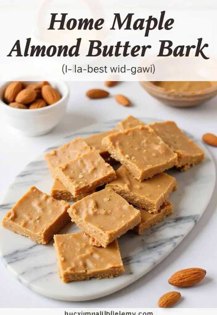 25 Paleo Egg Free Recipes for Allergy Friendly Eating 73 25 Paleo Egg Free Recipes for Allergy Friendly Eating - 15. Maple Almond Butter Bark