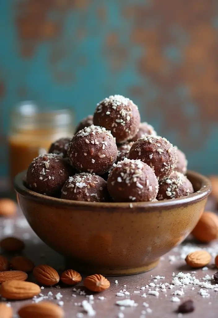 25 Paleo Egg Free Recipes for Allergy Friendly Eating 20 25 Paleo Egg Free Recipes for Allergy Friendly Eating - 4. Almond Butter Chocolate Energy Bites