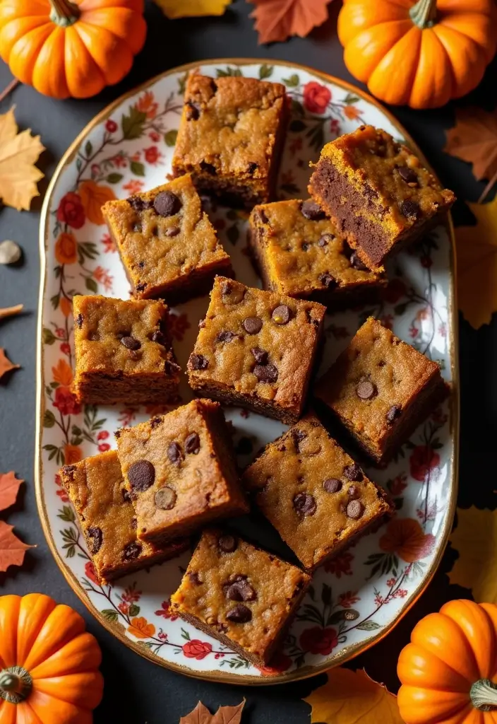 25 Paleo Fall Dessert Recipes for Cozy, Guilt Free Treats 56 25 Paleo Fall Dessert Recipes for Cozy, Guilt Free Treats - 10. Chocolate Chip Pumpkin Bars
