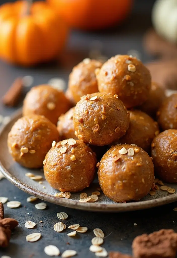 25 Paleo Fall Dessert Recipes for Cozy, Guilt Free Treats 63 25 Paleo Fall Dessert Recipes for Cozy, Guilt Free Treats - 11. Pumpkin Spice Energy Bites