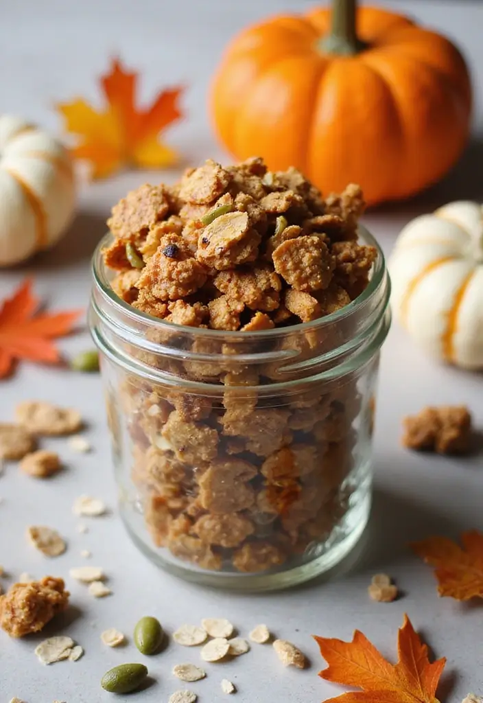 25 Paleo Fall Dessert Recipes for Cozy, Guilt Free Treats 115 25 Paleo Fall Dessert Recipes for Cozy, Guilt Free Treats - 19. Pumpkin Spice Granola